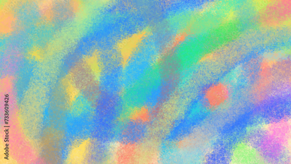 abstract watercolor crayon pencil handwriting colorful background