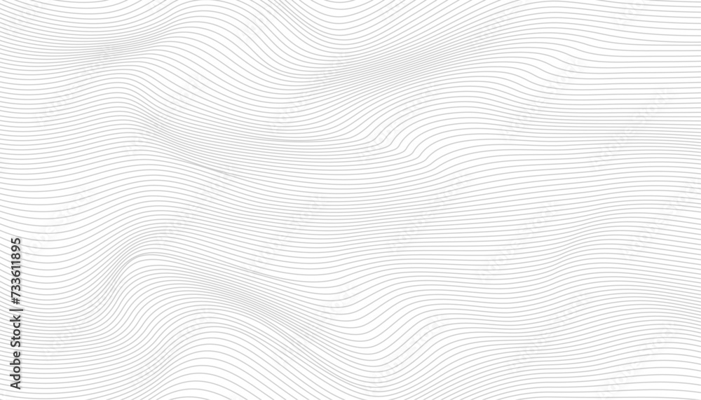 Abstract wave element for design. Digital frequency track equalizer. Stylized line art background.  Design elements created using the Blend Tool. Curved smooth tape