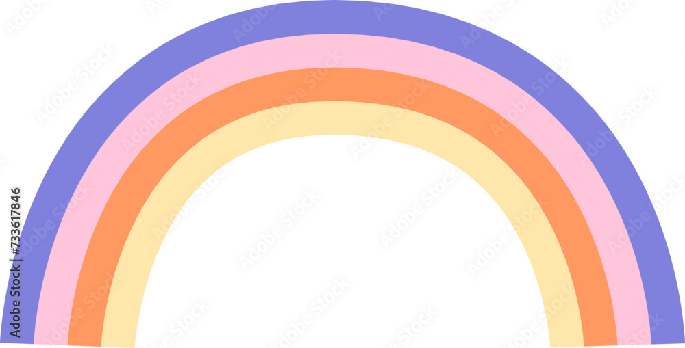 Fototapeta premium colorful rainbow decoration