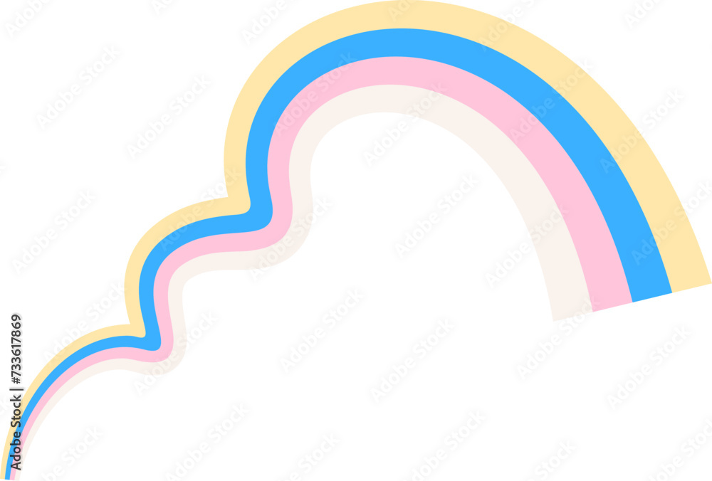 Obraz premium colorful rainbow decoration