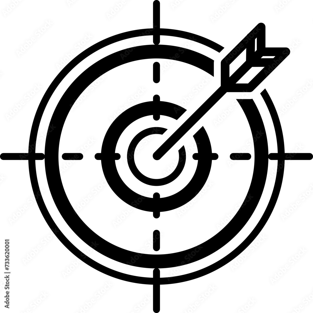 Business Target Icon Business Target Icon