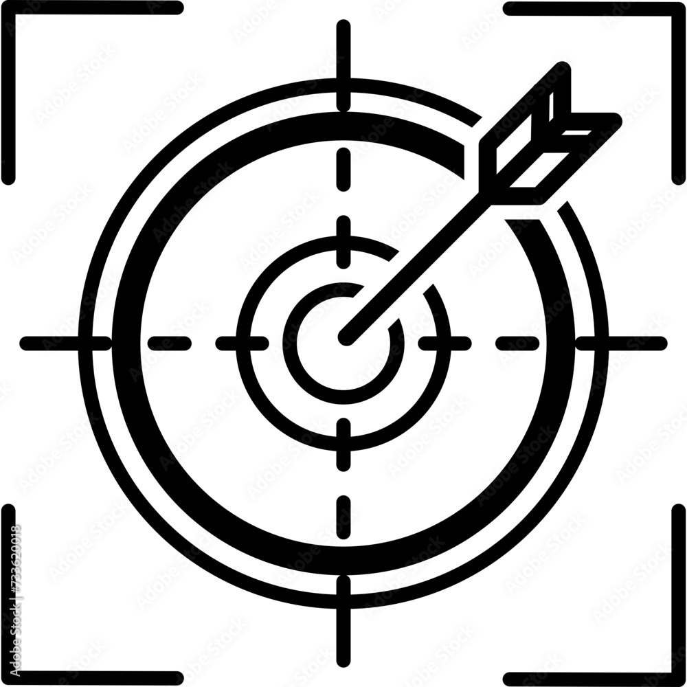 Business Target Icon Business Target Icon