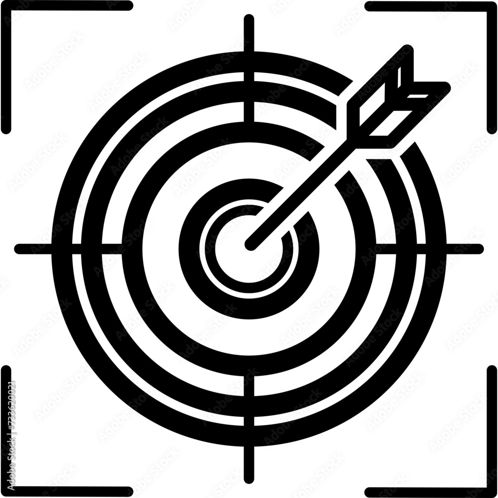 Business Target Icon Business Target Icon