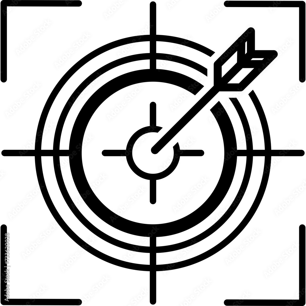 Business Target Icon Business Target Icon