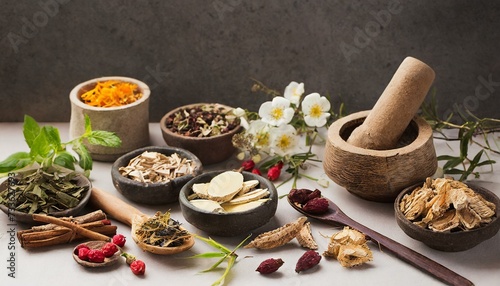 spices and herbs, Traditional Chinese Herbal Medicine Assortment