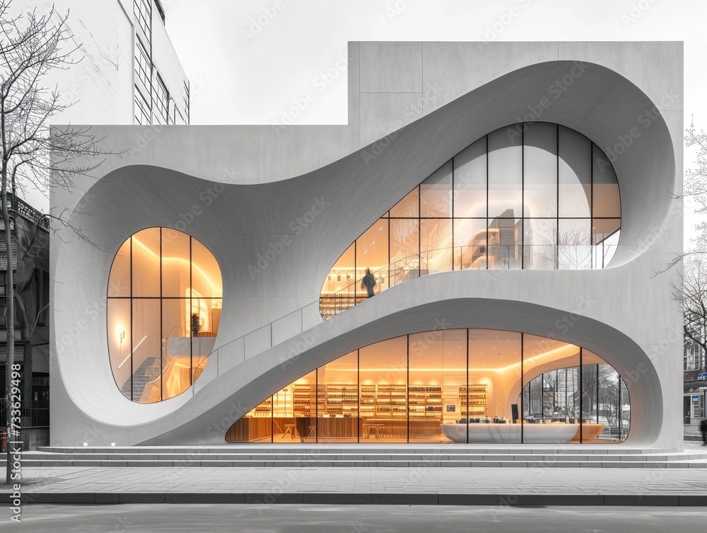 Obraz premium exterior of modern office building