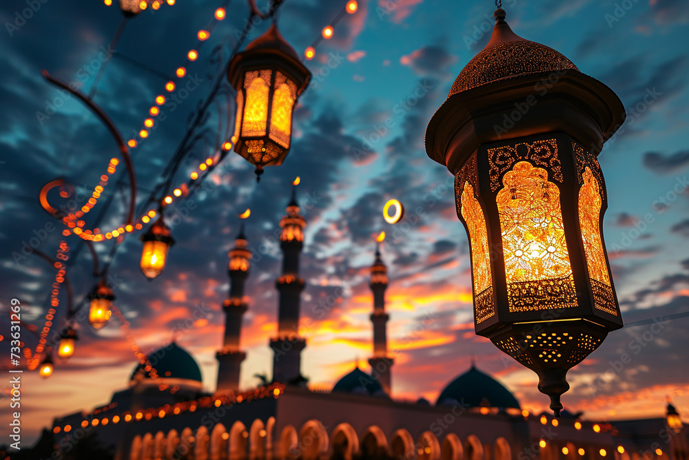 ramadan Kareem, Ramadan crescent moon, Eid Mubarak Islamic festival social media banner and Eid Mubarak Post Template, islam ramadan Kareem, Ramadan crescent moon, Eid Mubarak Islamic festival social media banner and Eid Mubarak Post Template, islam