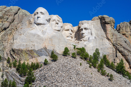 Mount Rushmore National Memorial, in the Black Hills of South Dakota