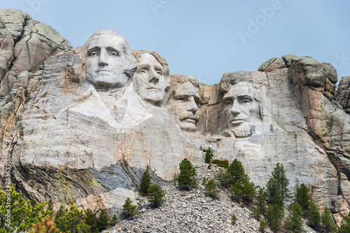 Mount Rushmore National Memorial  in the Black Hills of South Dakota