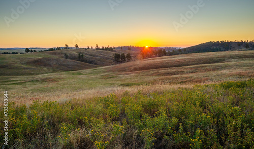 Prairies and Grasslands of Wind Cave National Park in South Dakota
