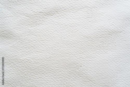 Natural white watercolor paper texture background with blank space for text. 