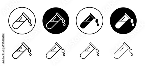 Sample vector icon set collection. Sample Outline flat Icon.