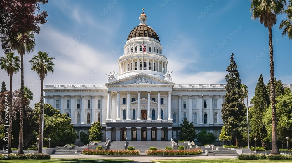 Obraz premium history state building