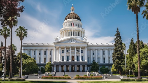 history california state capitol building photo