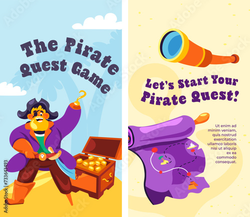 Lets start pirate quest, party for guest games