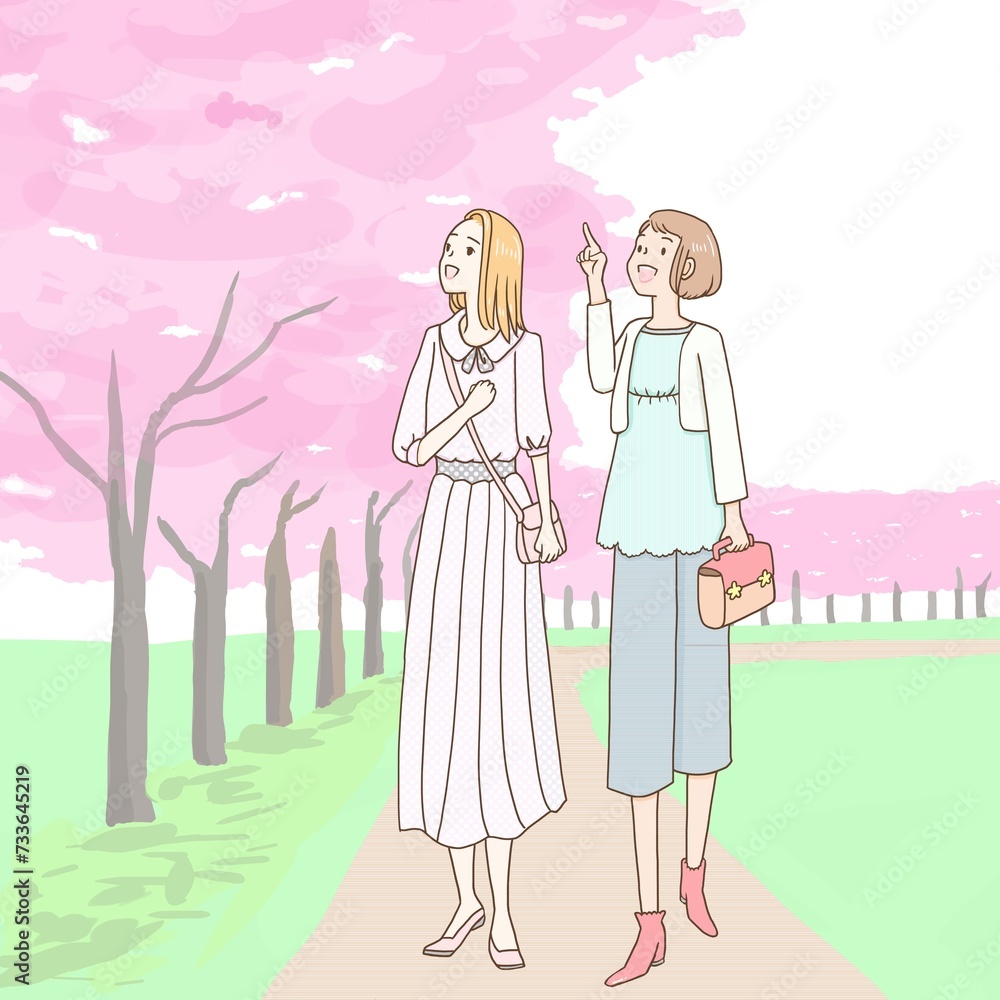 お花見散策