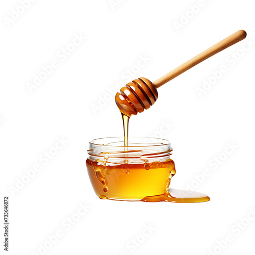 Clear Cut Sweetness  Honey Jar PNG