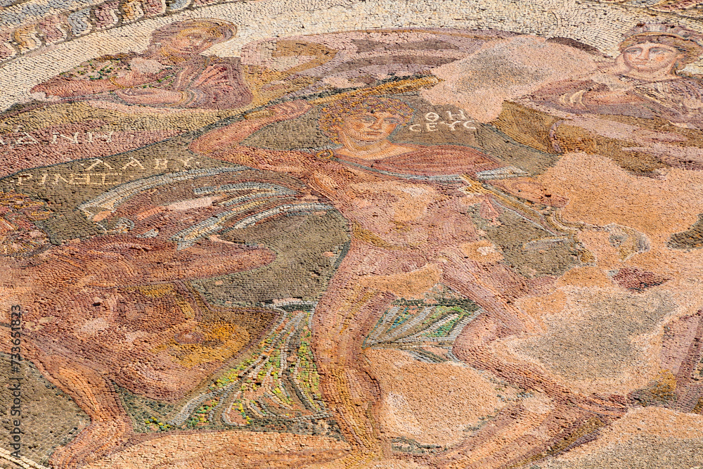 Mosaic Paphos Archaeological Park, Cyprus  