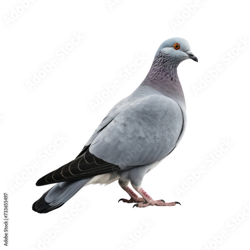 Band-tailed Pigeon PNG Cutout, Generative AI