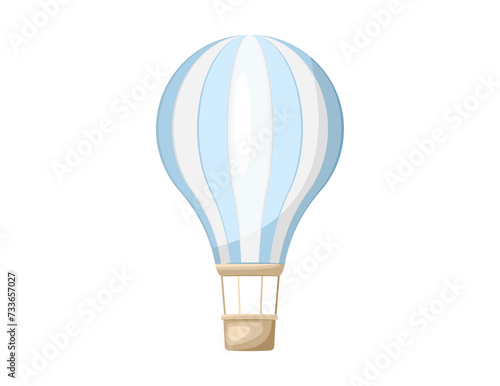 Hot air balloon for kids, banner, baby shower, birthday invitation, greeting card, children's day, sale