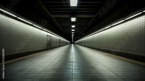 abandoned empty subway