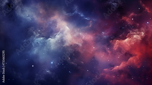 Abstract cosmos background. Space dark background with fragment of our galaxy