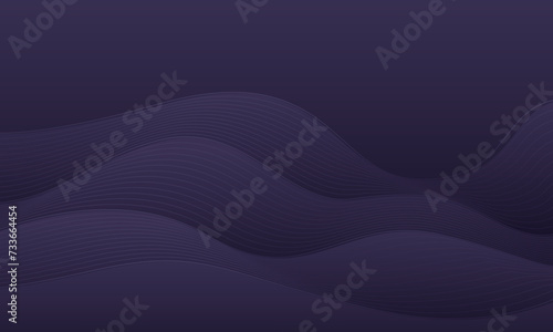 Abstract wave line background dark blue