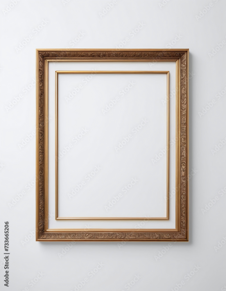 Empty frame on a wall mockup template blank picture frame Empty frame on a wall mockup template blank picture frame