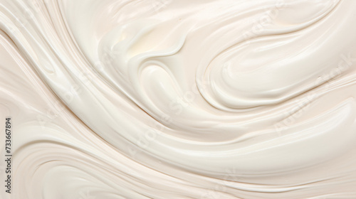 Creamy milky swirl