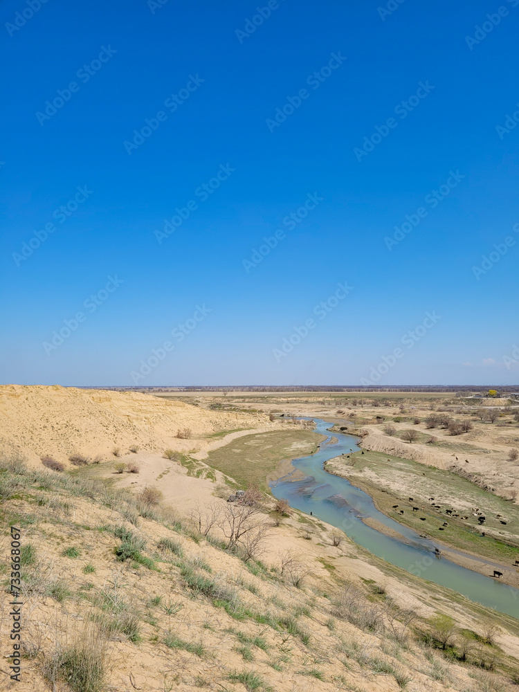 A beautiful river surrounded by wild nature and incredible views. The rocky bottom and banks make this river very formidable and inaccessible in appearance.