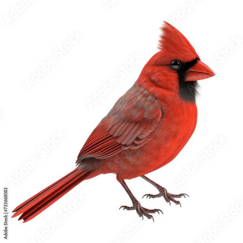 Cardinal PNG Cutout, Generative AI