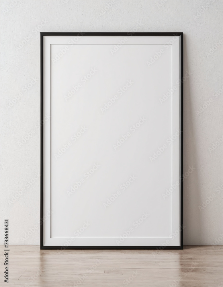 Empty frame on a wall mockup template blank picture frame Empty frame on a wall mockup template blank picture frame
