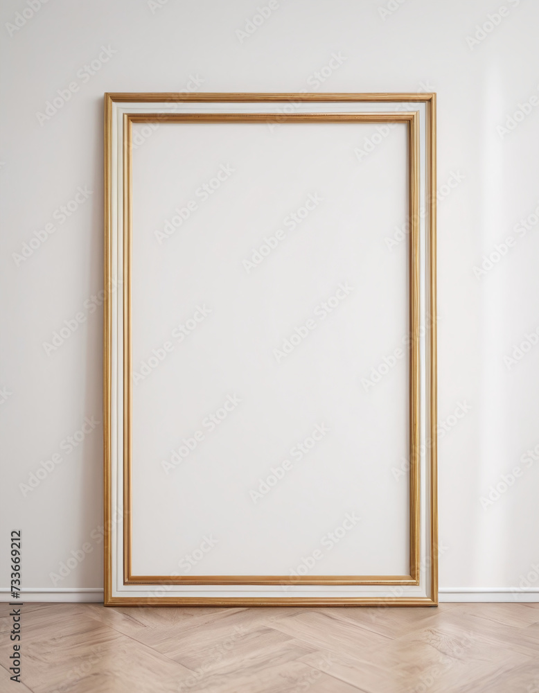 Empty frame on a wall mockup template blank picture frame Empty frame on a wall mockup template blank picture frame