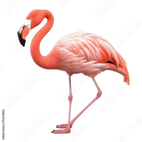 Flamingo PNG Cutout  Generative AI