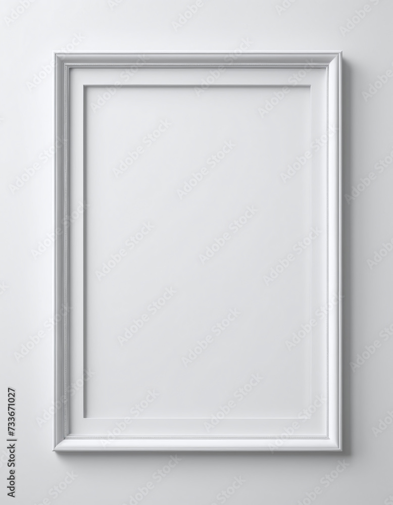 Empty frame on a wall mockup template blank picture frame Empty frame on a wall mockup template blank picture frame