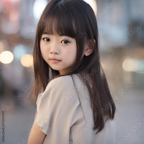 Cute Asian Girl Background Very Cool