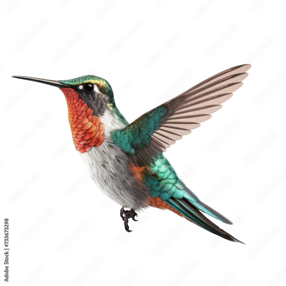 Obraz premium Hummingbird PNG Cutout, Generative AI