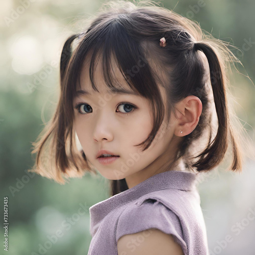 Cute Asian Girl Background Very Cool