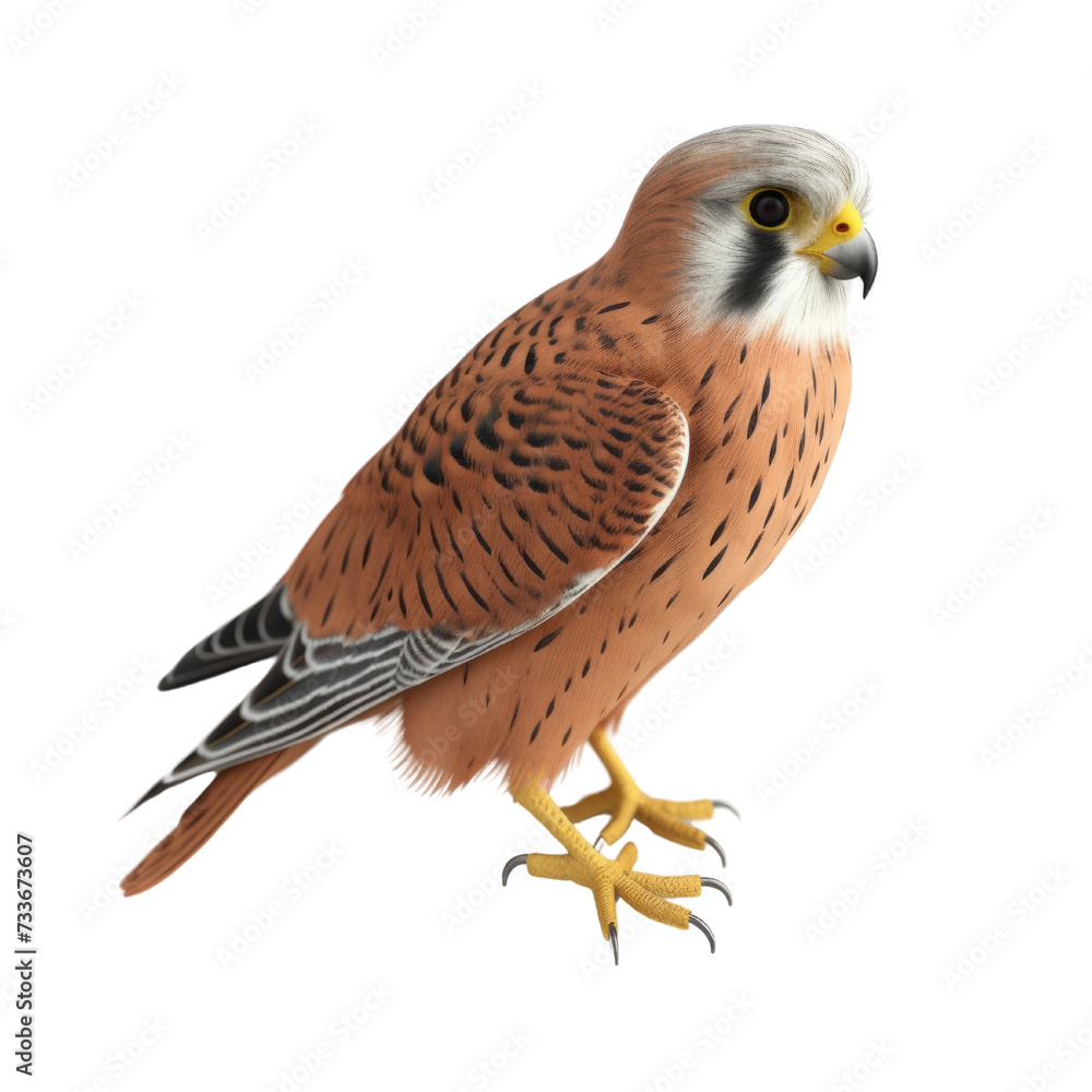 Kestrel PNG Cutout, Generative AI Kestrel PNG Cutout, Generative AI