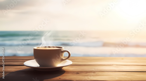 Hot roasted coffee, commercial photography