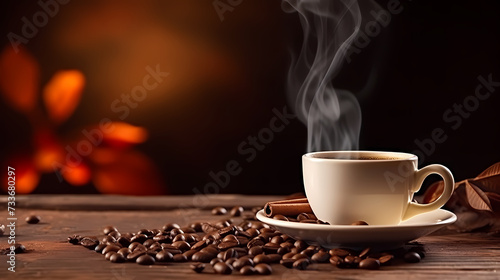 Coffee close-up background  business shot