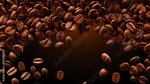 Coffee close-up background  business shot