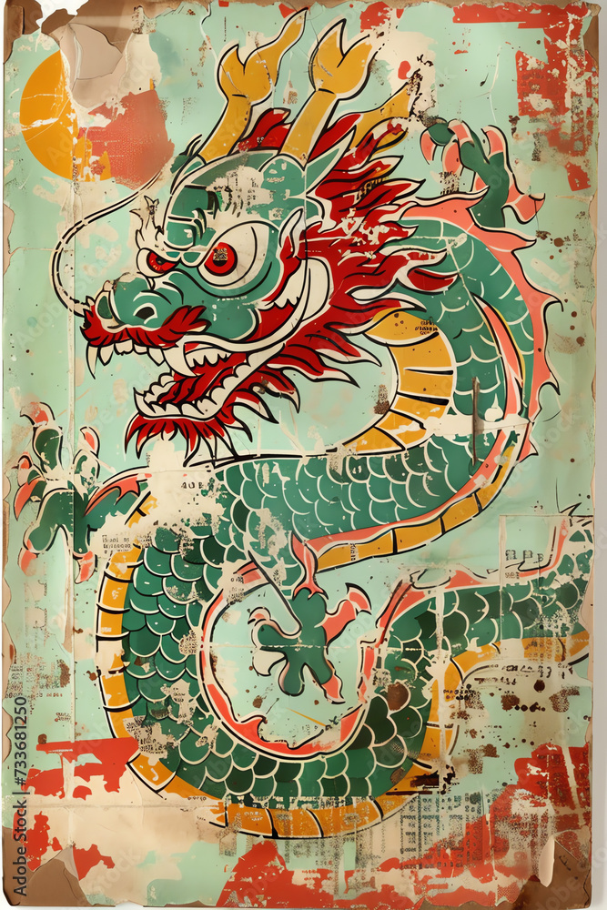 Chinesischer Loong Drache, China Chinesischer Loong Drache, China
