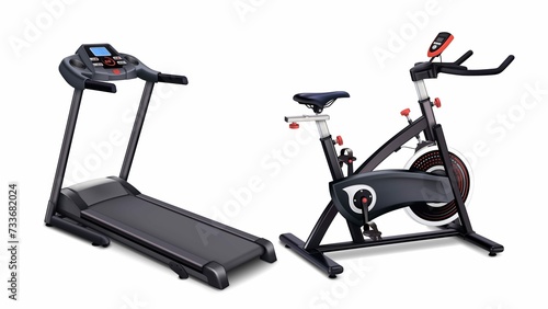 Exercise Bike Treadmill Sport Tools Set