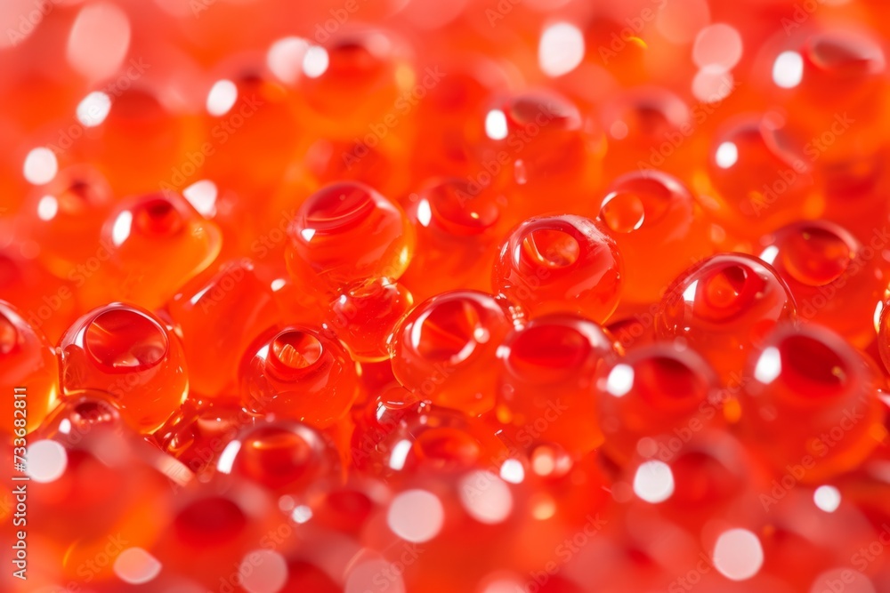 Stunning And Versatile Bright Red Caviar, Ideal For Seamless Integration On Any Background Stunning And Versatile Bright Red Caviar, Ideal For Seamless Integration On Any Background