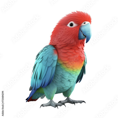 Parrot PNG Cutout, Generative AI © Githa