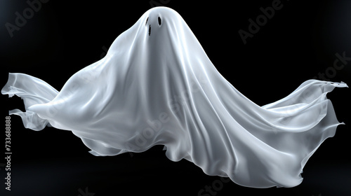 Flying halloween ghost