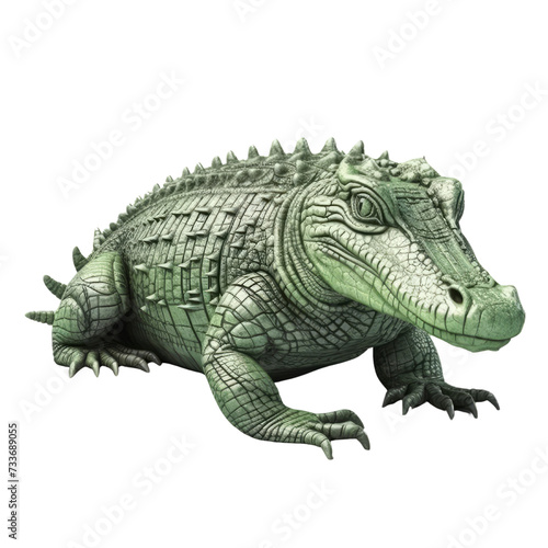 Alligator PNG Cutout, Generative AI © sulthan