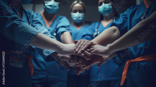 Doctors and nurses coordinate with each other before the patient's operation