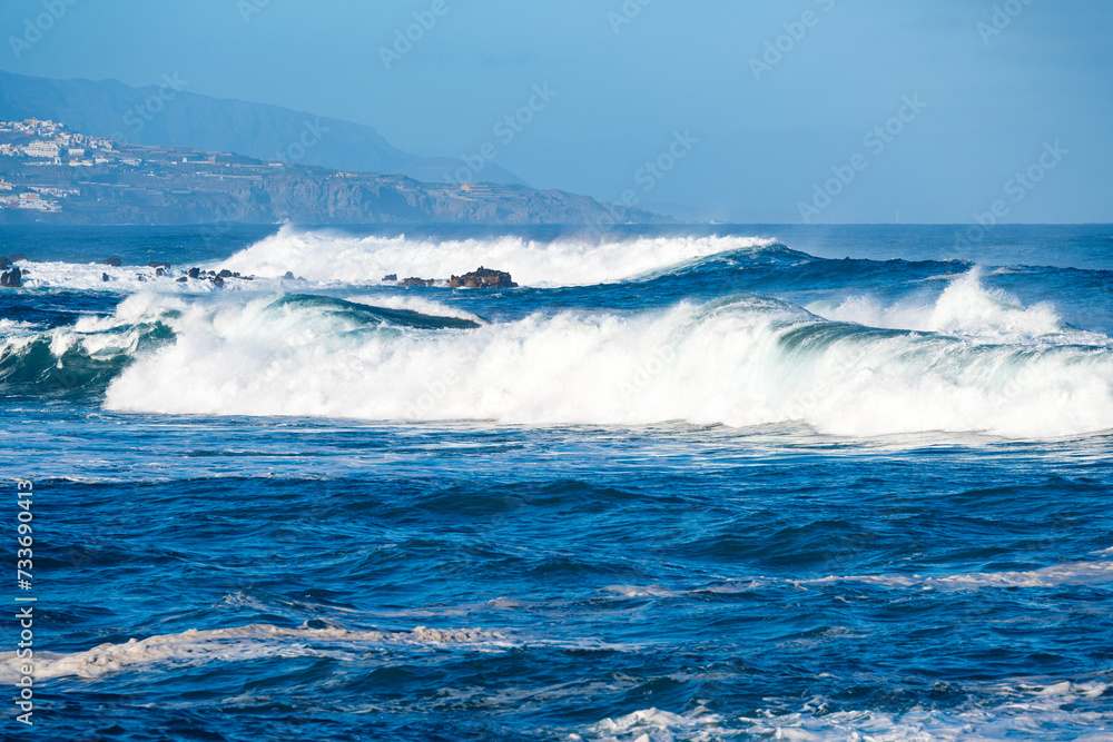waves of the Atlantic Ocean